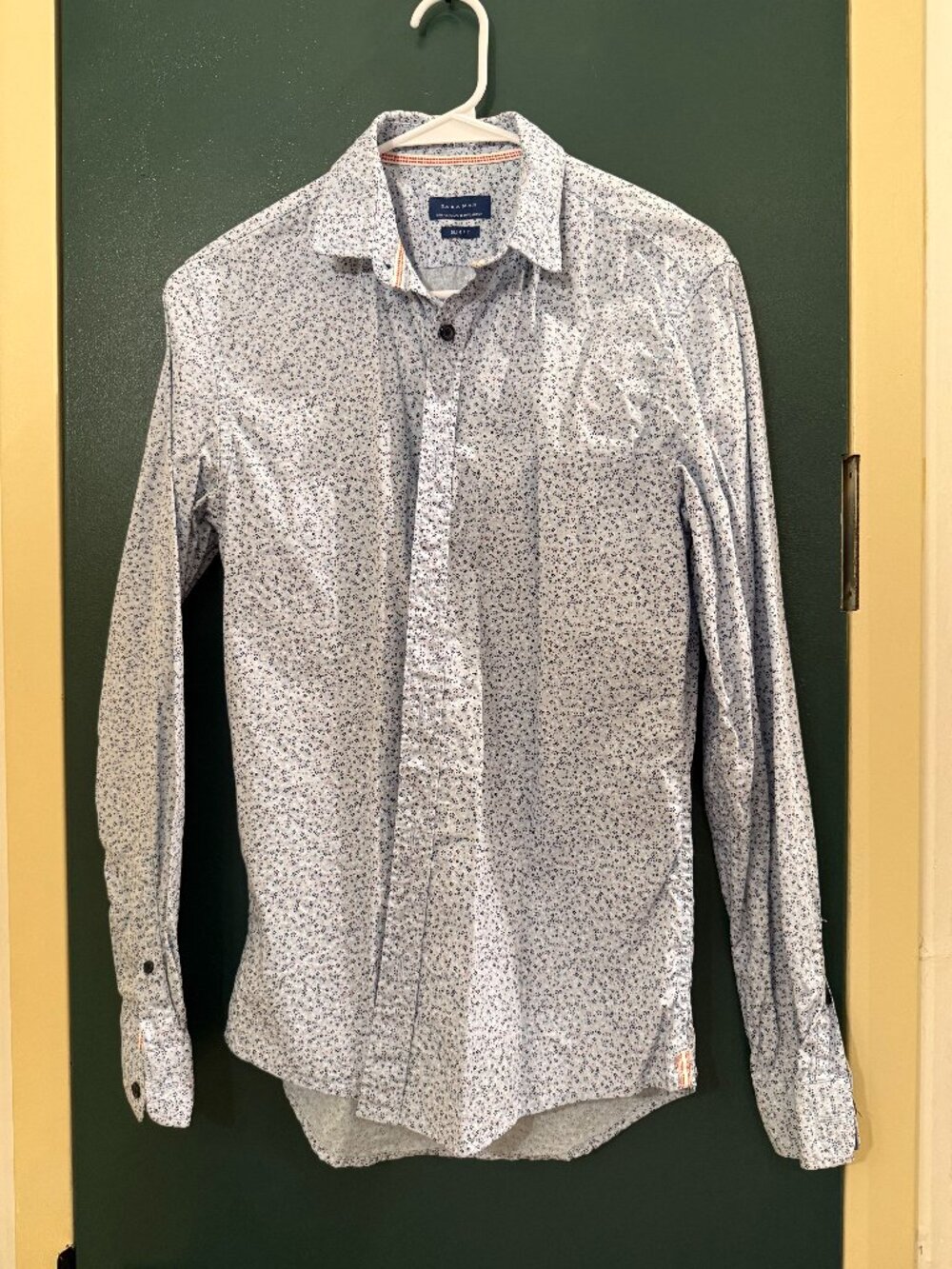 Zara Floral Dress Shirt Small